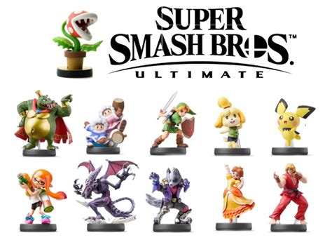 super smash bros ultimate amiibos